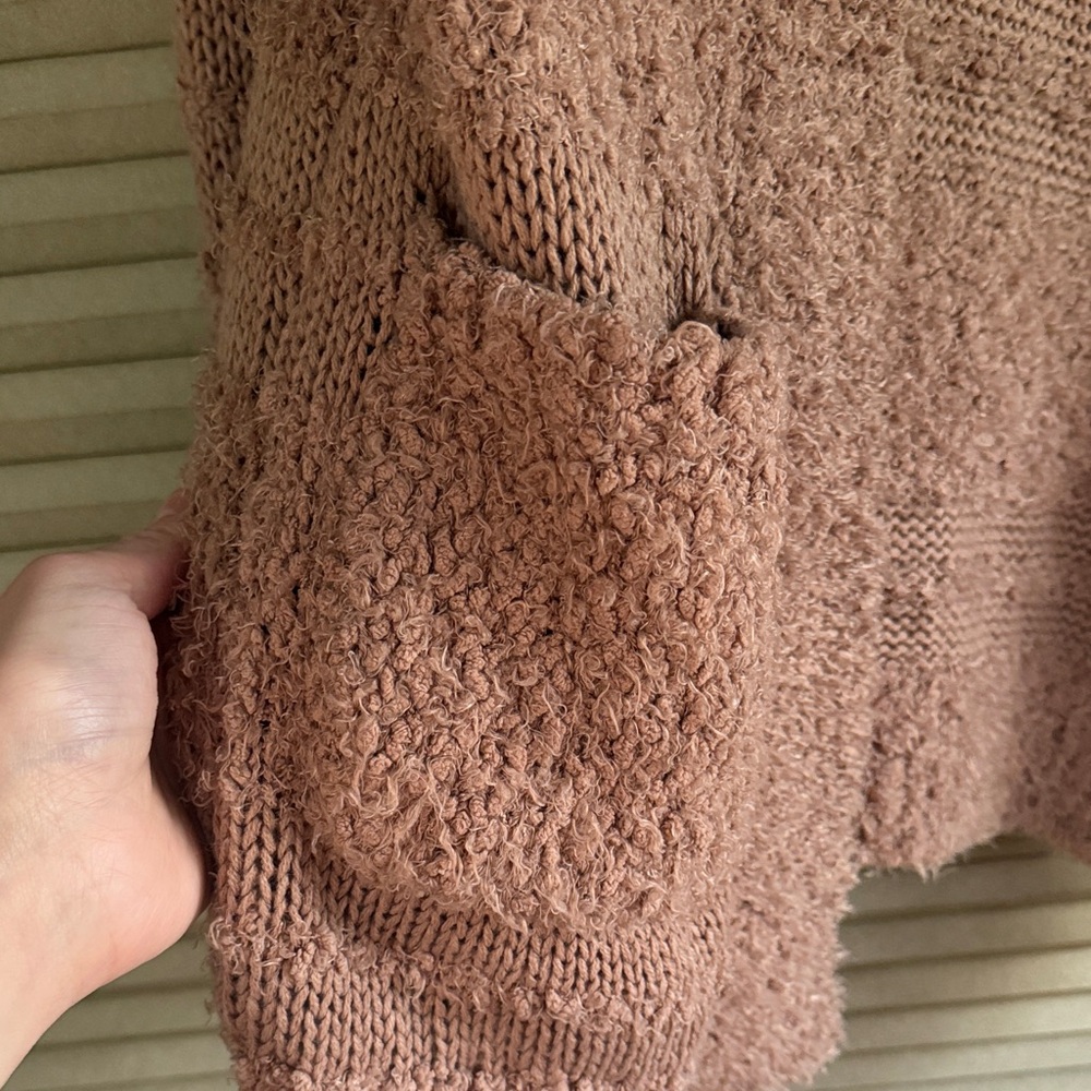 Daytrip Tan Open-Front Cardigan - Picture 4 of 4